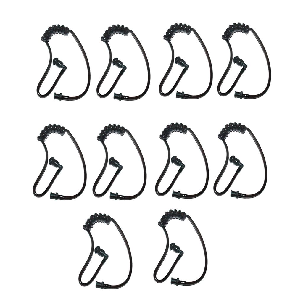 10 Pieces PTT Acoustic Tube in Earphones for / / Walkie Talkie