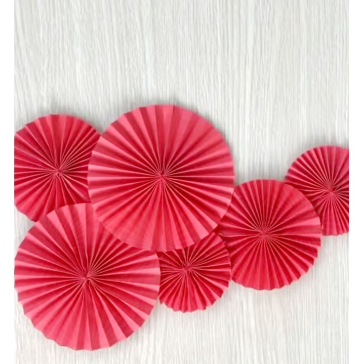 Set quạt giấy trang trí nhiều size