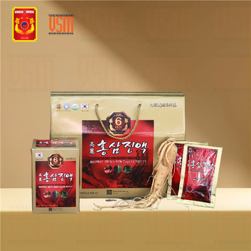 VSM - Thực Phẩm Chức Năng Chong Kun Dang Nước Hồng Sâm 6 Năm - 6 Years Korean Red Ginseng Eextract Liquid (70ml x 30 gói) 