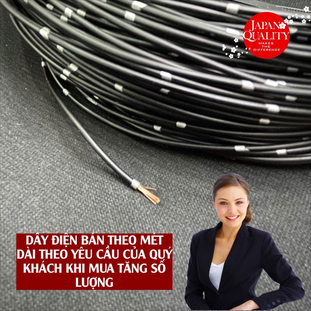 Dây Điện Ô Tô 1 Mét - Tiết Diện 0.85mm², Tiêu Chuẩn Nhật Bản Dành Cho Hệ Thống Âm Thanh - 1 mét 0.85mm2