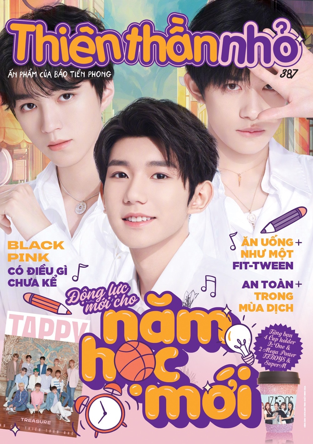 Thiên Thần Nhỏ - Số 387 - Tặng Kèm Cup Holder IZ*ONE Và 2 Mega Poster Khổ Lớn Của TFBOYS, SuperM