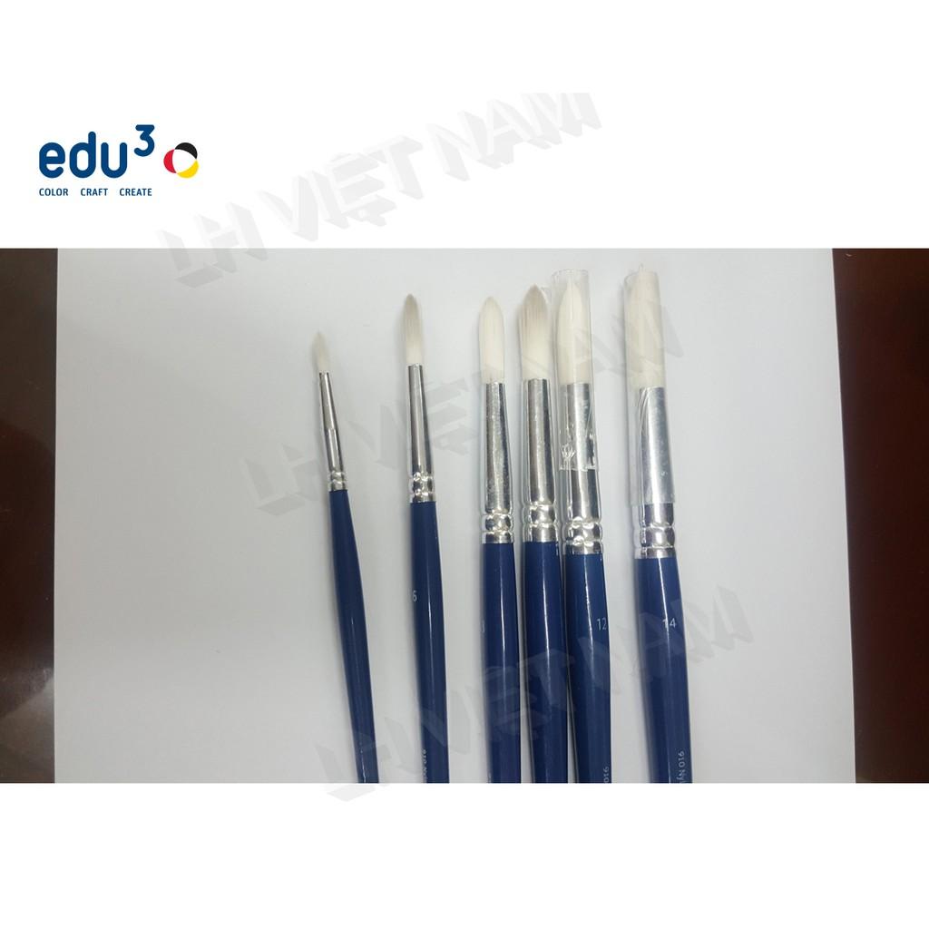 Cọ vẽ Edu3 TAKLON đầu tròn - 91070