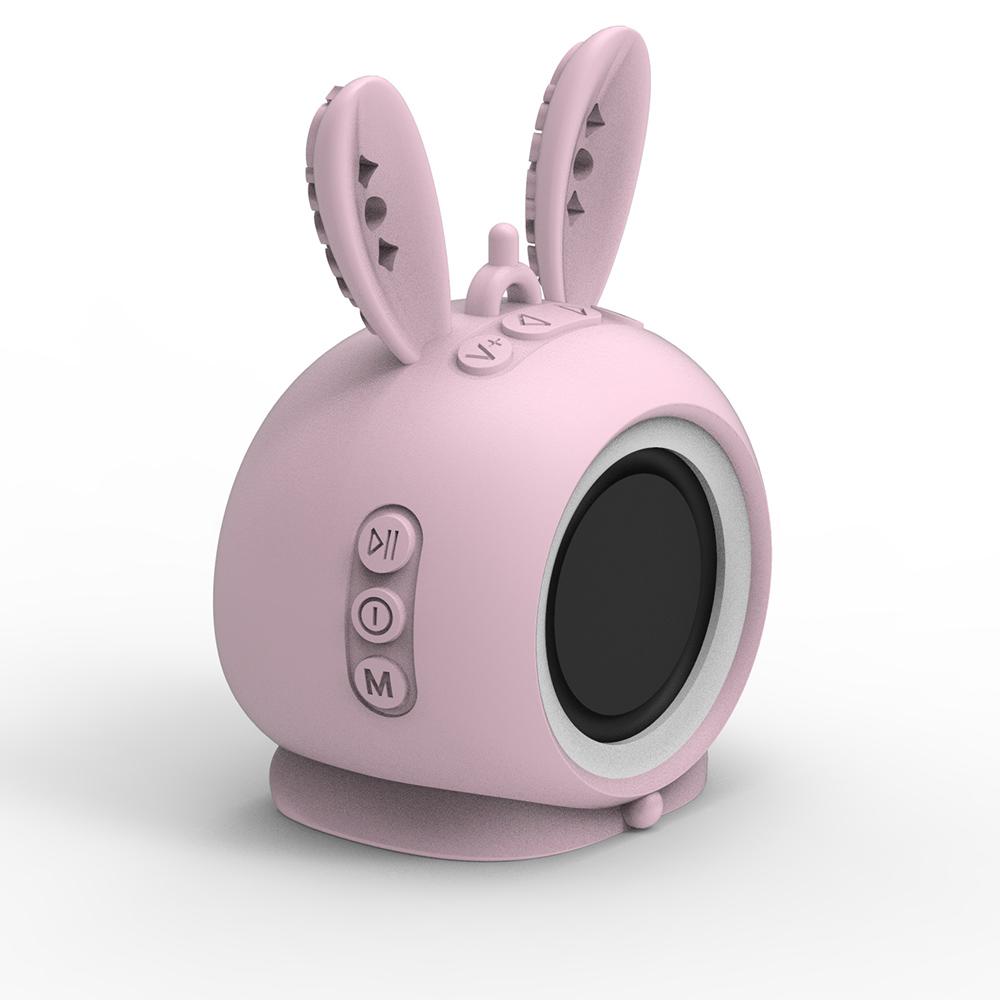 Quà tặng sinh nhật cho bé gái Thỏ Loa di động Bluetooth V5.0 Micrô Điều chỉnh âm lượng Màu sắc: Xanh dương