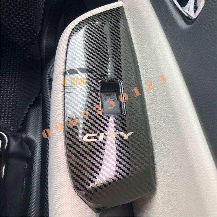 Ốp Nội Thất Honda City 2021 Hàng Nhựa Vân Cacbon Cao Cấp