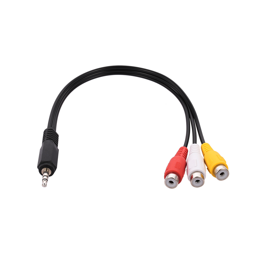 Cáp Âm Thanh SV Giắc Cắm 3,5 Mm Video Male Đến 3 RCA Chất Lượng Cao