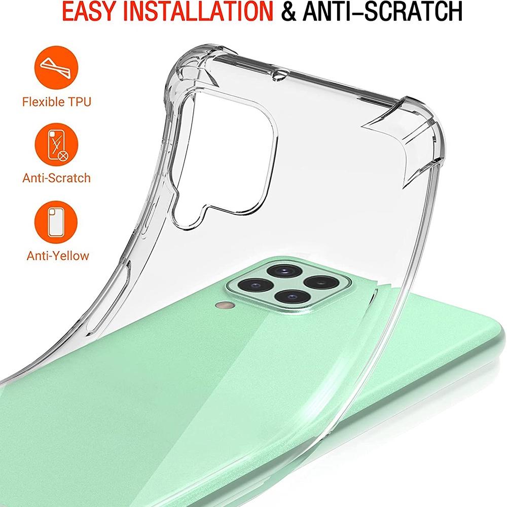 Ốp lưng cho Samsung J4 J6 J7 Plus J7 Prime J7 Pro M11 M20 M21 M30S M32 Silicone Trong suốt Chống sốc