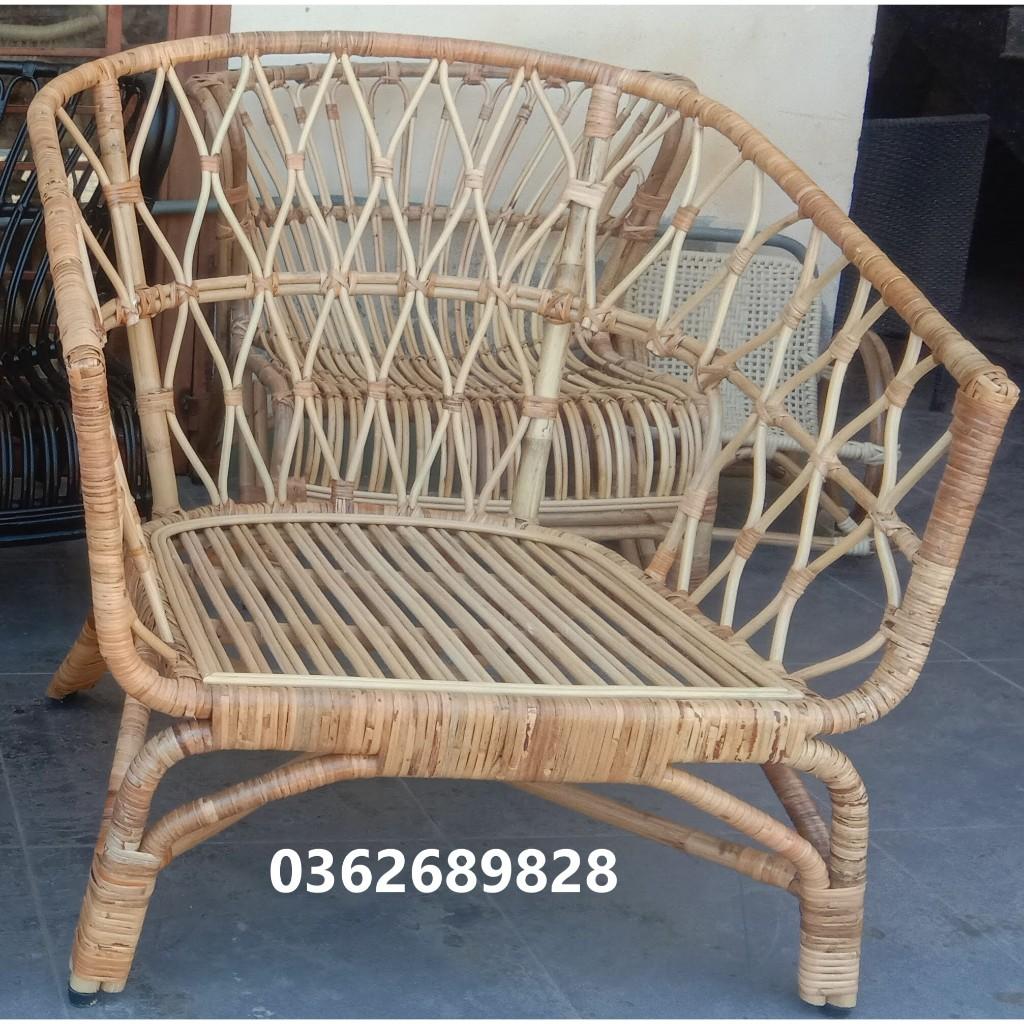 Ghế mây Đơn -Sofa đơn mây- Ghế mây trang trí. Ghế amrchair