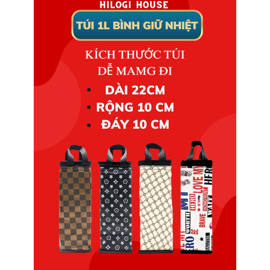Túi đựng bình giữ nhiệt đủ size, túi đựng bình nước 2 lớp có khóa kéo, giúp chống va đập xước tiện lợi đi học đi làm