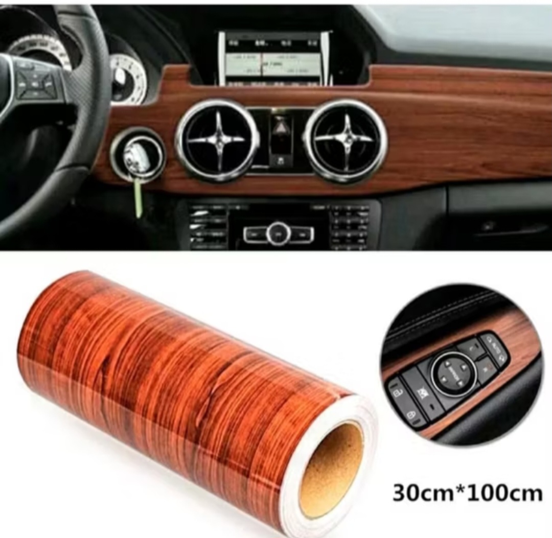 MIẾNG DÁN VÂN GỖ TRANG TRÍ XE MÁY ÔTÔ NHÀ CỰC ĐẸP