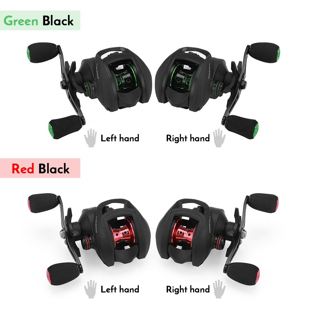 Máy Câu Cá, Máy Câu Ngang Phanh Từ Tính Tỷ Lệ Bánh Răng 17-1 Kéo Tối Đa 10Kg 8.1:1