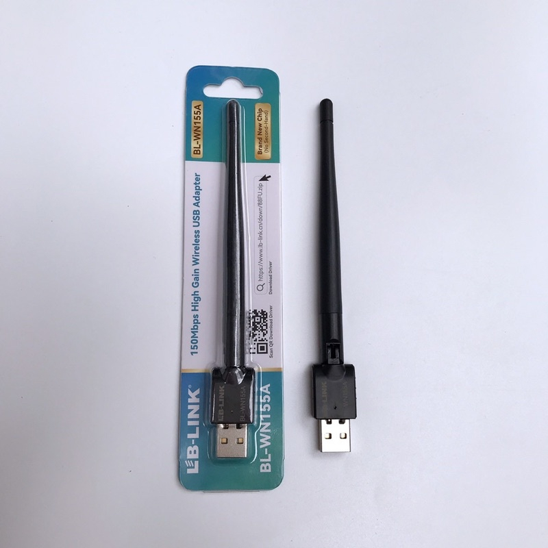 Usb wifi LB-LINK BL-WN155A nhỏ gọn có ăng ten, bắt sóng wifi xa hơn, khỏe hơn, mạnh hơn - Hàng nhập khẩu