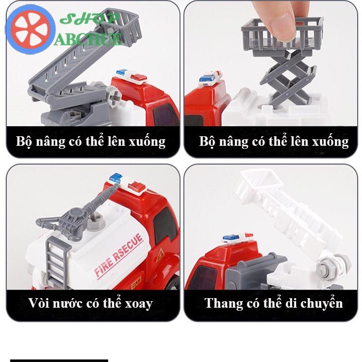Đồ chơi cho bé ô tô lắp ráp tặng dụng cụ tháo lắp