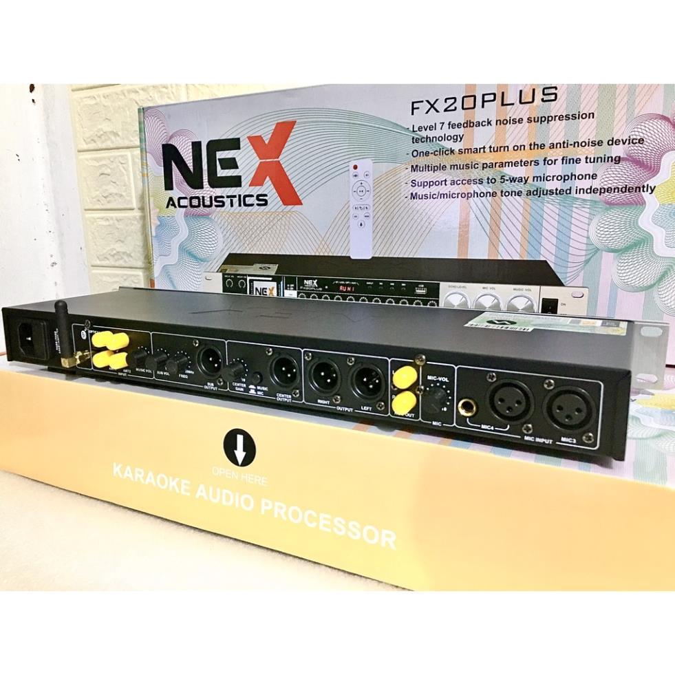 Vang Cơ FX20 PLus Có Điều Khiển Từ Xa Chống Hú . Kết Nối Quang Học OPTICAL, BLUETOOTH, USB, AV..