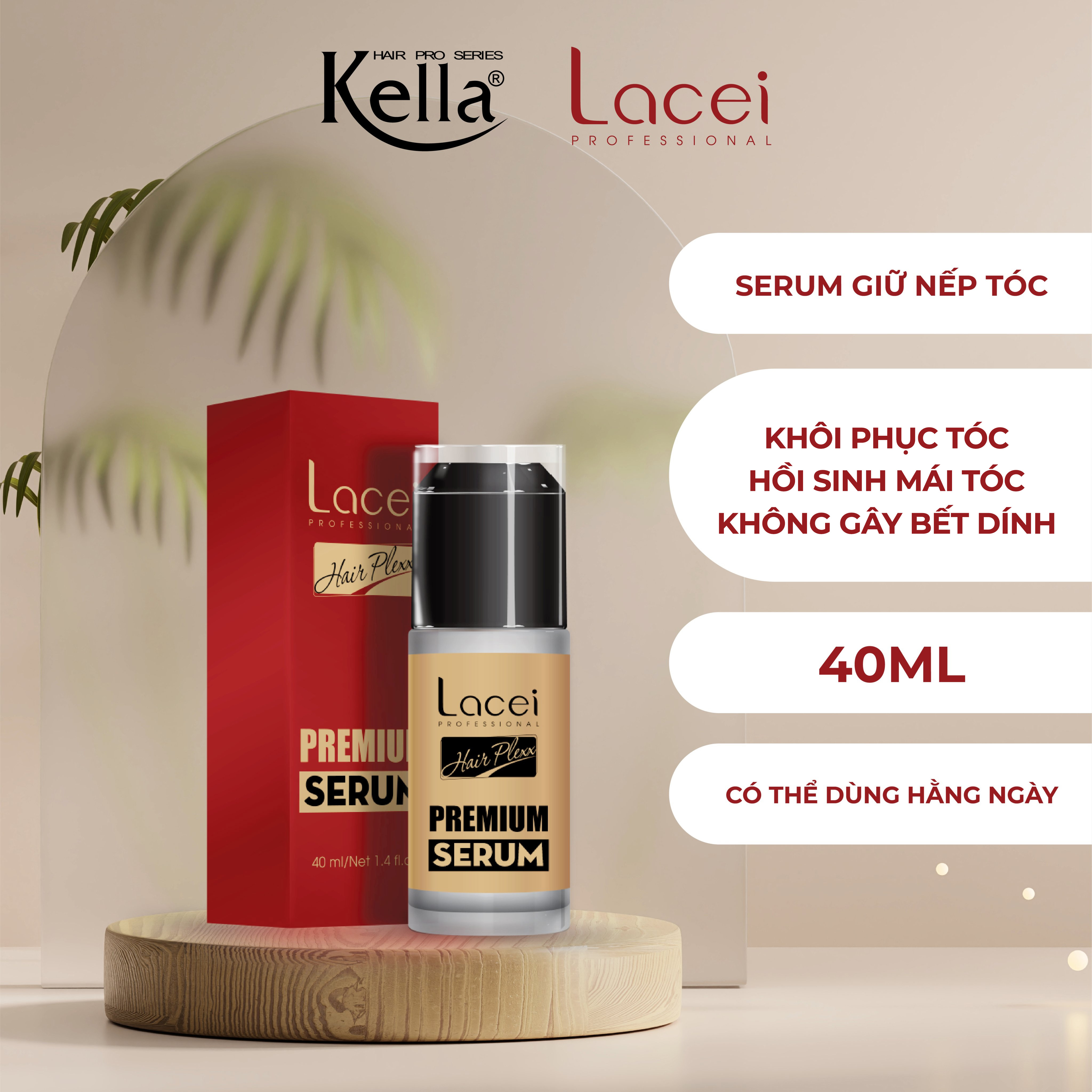 Serum giữ nếp tóc Lacei Hair Plexx (Chai 40ml)