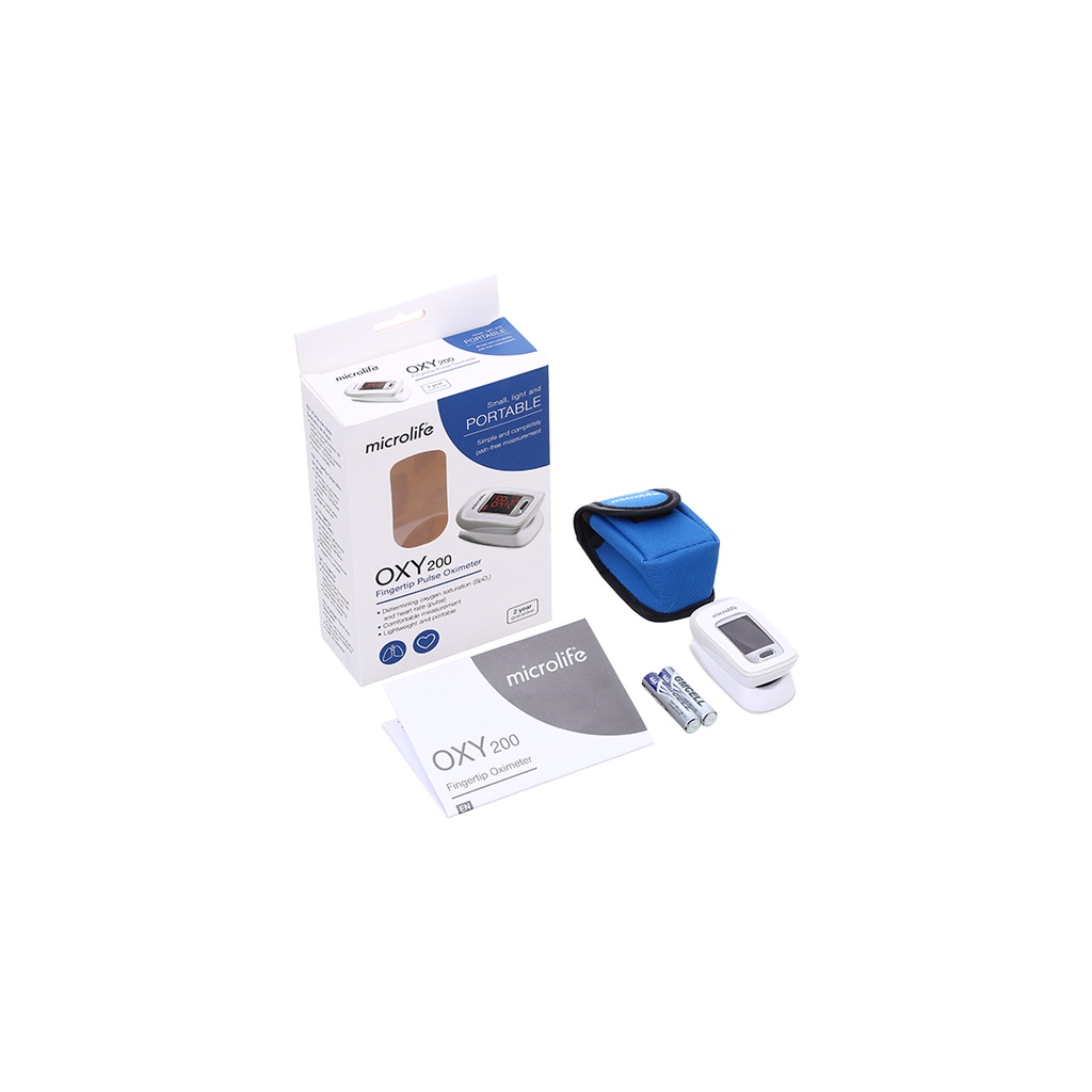Máy Đo Nồng Độ Oxy (SPO2) Và Nhịp Tim- Microlife OXY200