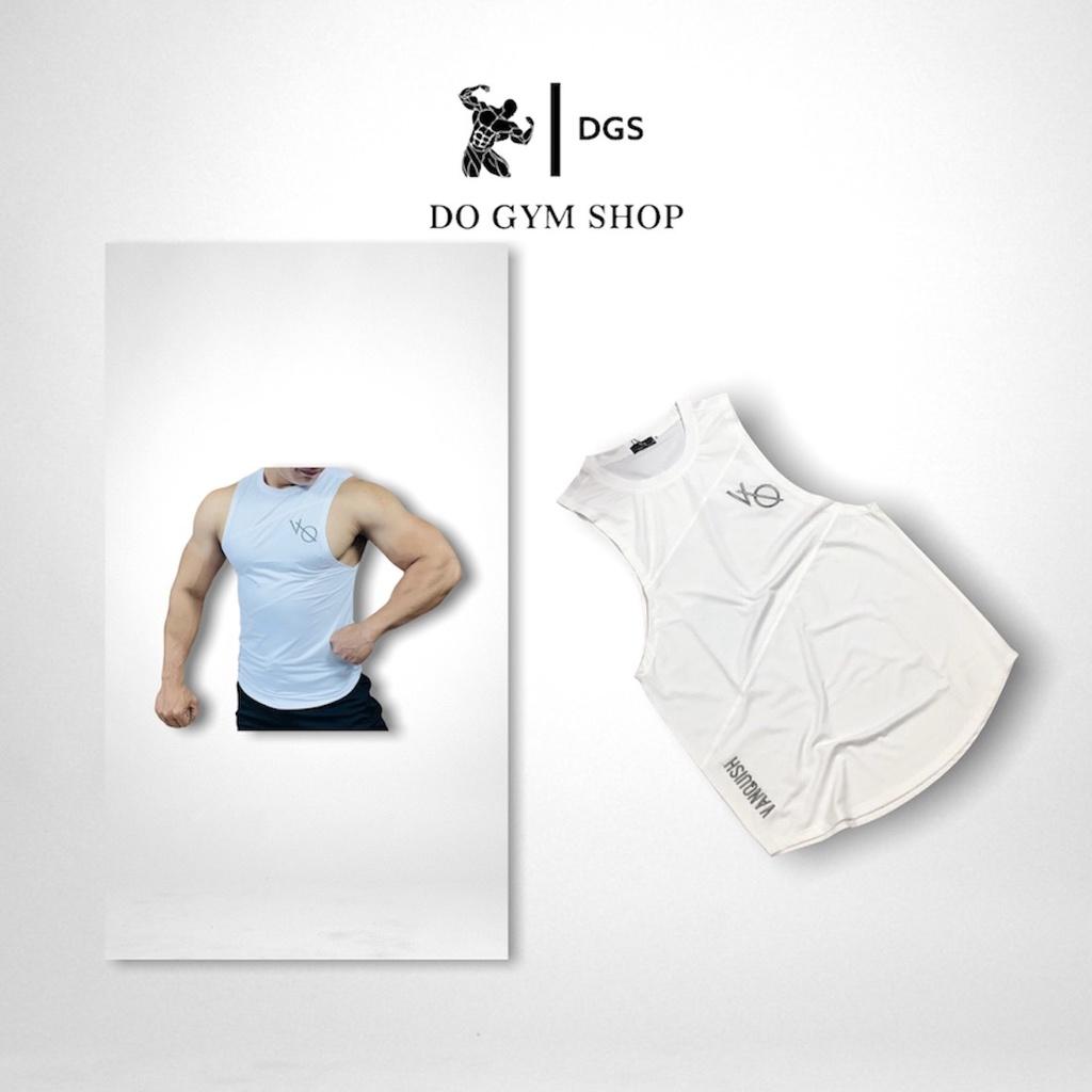 Áo tanktop nam tập gym, chơi thể thao DO GYM SHOP thun lạnh 4 chiều thoáng mát thoải mái mặc nhà, chơi thể thao