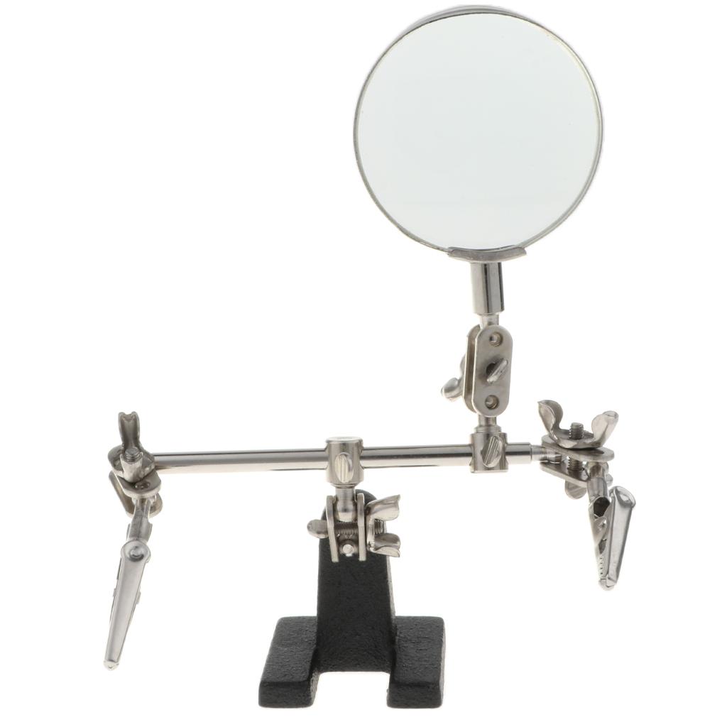 5X Auxiliary Clip Magnifier Magnifying Glasses Soldering Jewelry Repair Tool