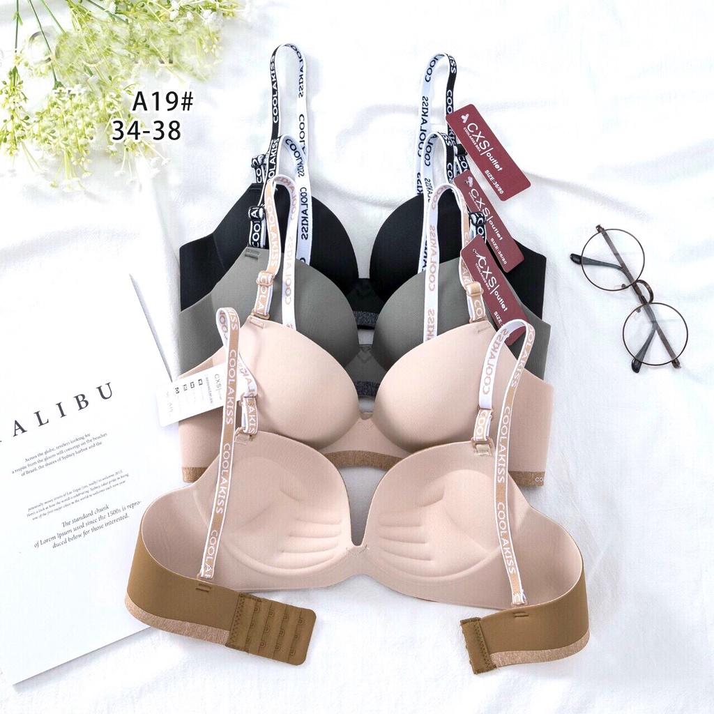 Áo Lót Nữ Su Đúc Dây Chữ Thể Thao Không Gọng Nâng Ngực Cao Cấp Đệm Bàn Tay PINKBOUTIQUE A19