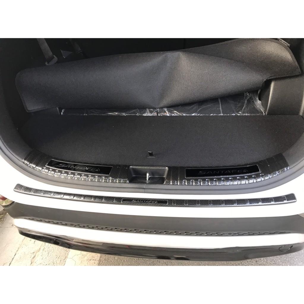 Ốp Bậc Cốp Dành Cho Xe Hyundai SantaFe 2019 2020 2021- 2 chi tiết