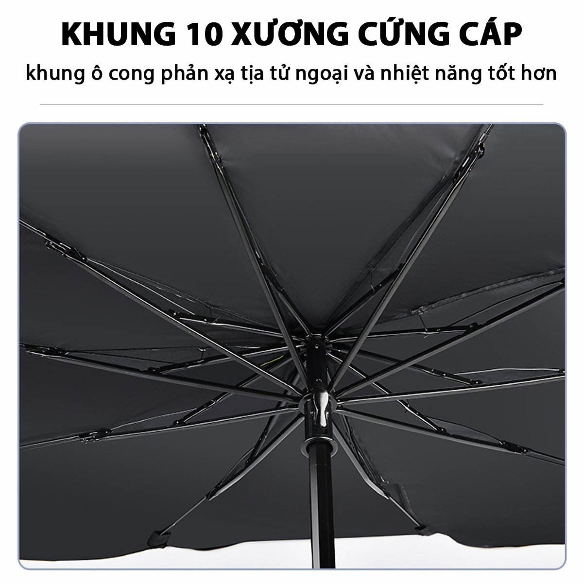 Ô Che Nắng, Chắn Tia UV Kính Lái Ô Tô Đa Năng - Hàng Chính Hãng TDVN