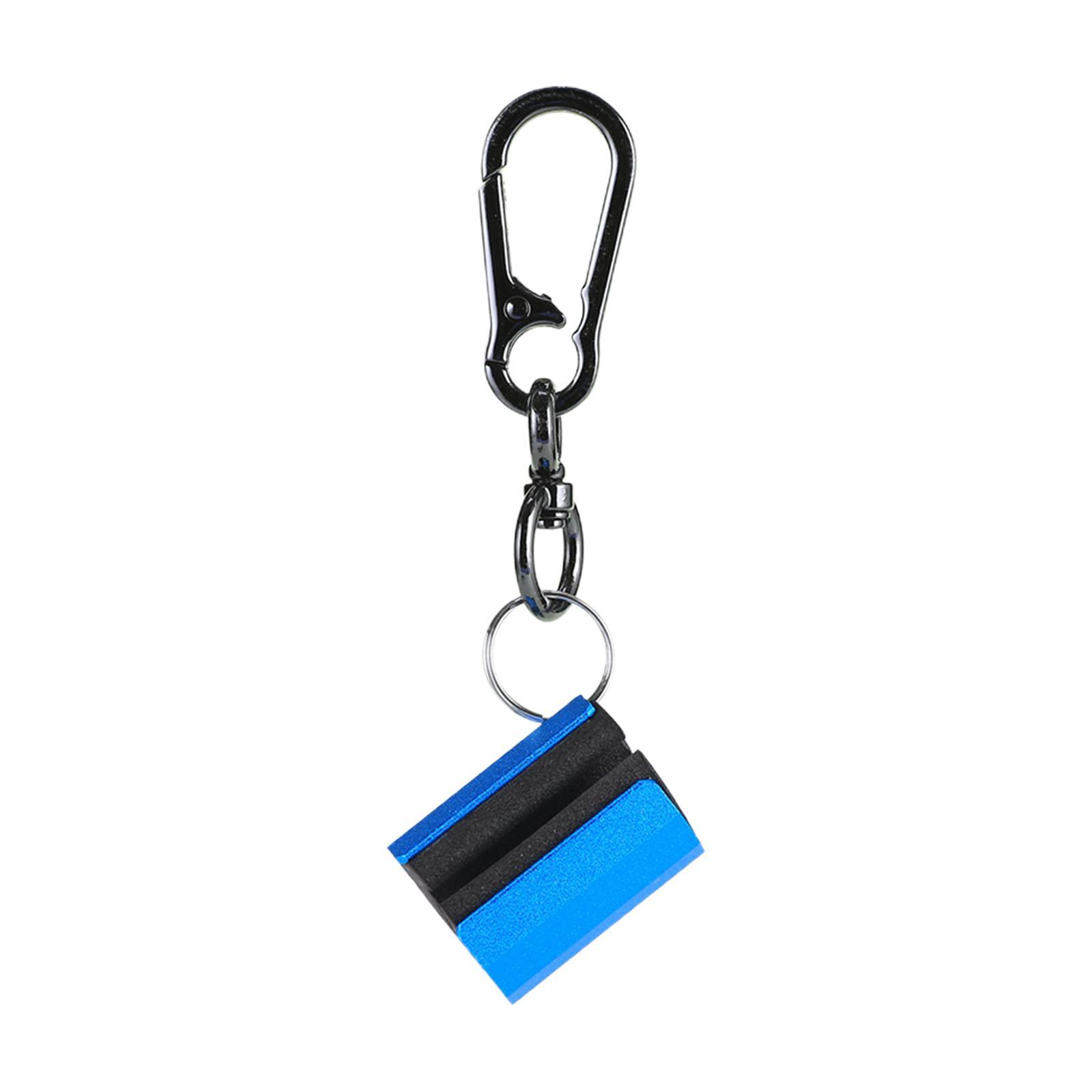 Fishing Rod Holder Portable Hanging Rod Clamp with Keychain Fishing Rod Clip