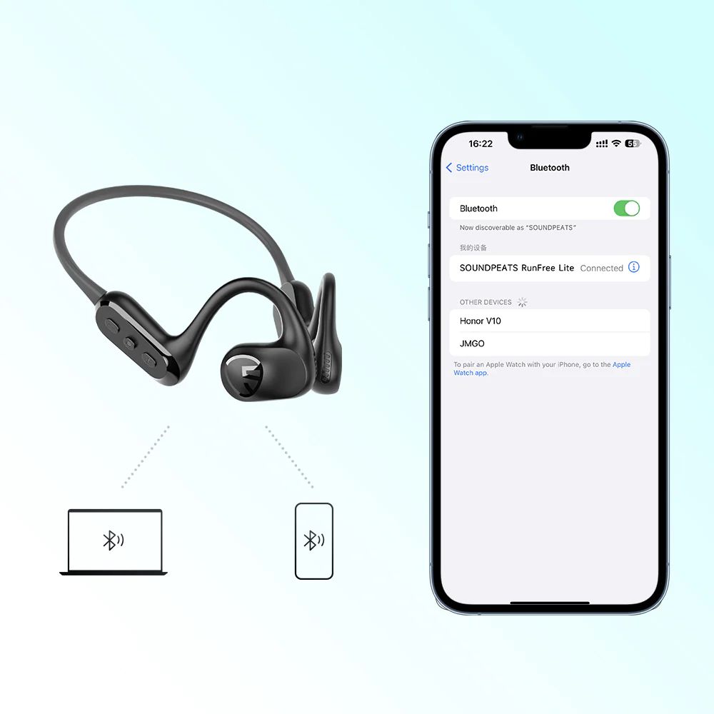 Tai nghe Bluetooth Soundpeats RunFree Lite - Hàng chính hãng