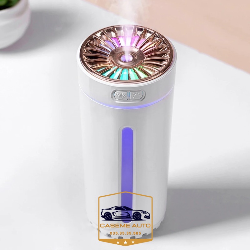 [Tặng Tinh Dầu] Máy Xông Khuếch Tán Tinh Dầu Trên Ô Tô, Xe Hơi Phun Sương Aroma, Máy Xông Tinh Dầu Ô Tô, Bàn Làm Việc - Hàng Nhập Khẩu