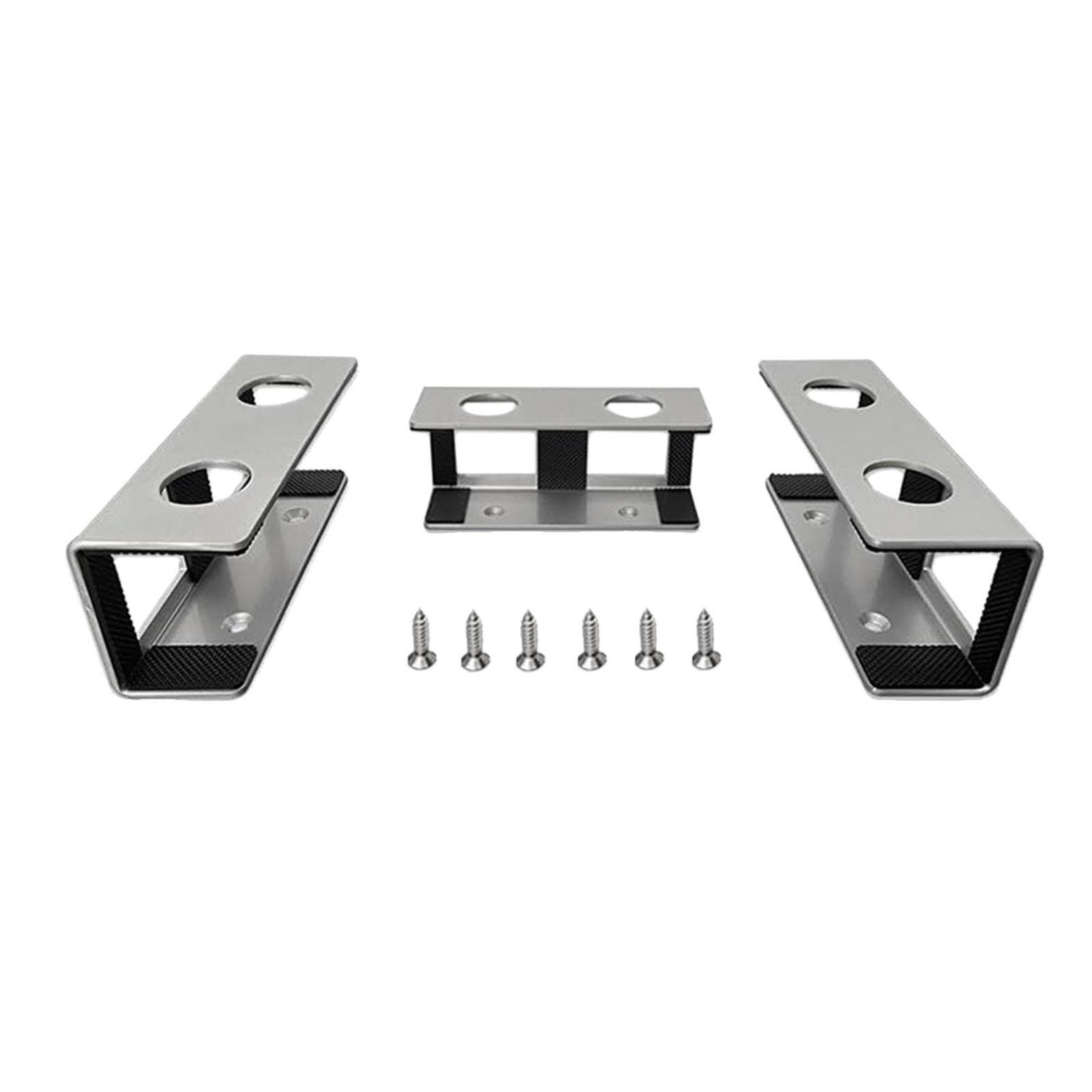 3x under Desk Laptop Mount Brackets Stand Set Heavy Duty Laptop Holder Mount