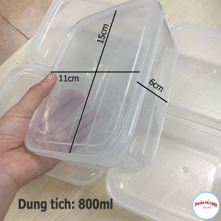 Sỉ 20 Hộp nhựa đựng thực phẩm 800ml Song Long – Bộ lạnh bầu tách lẻ – Buôn Rẻ.Com 00987