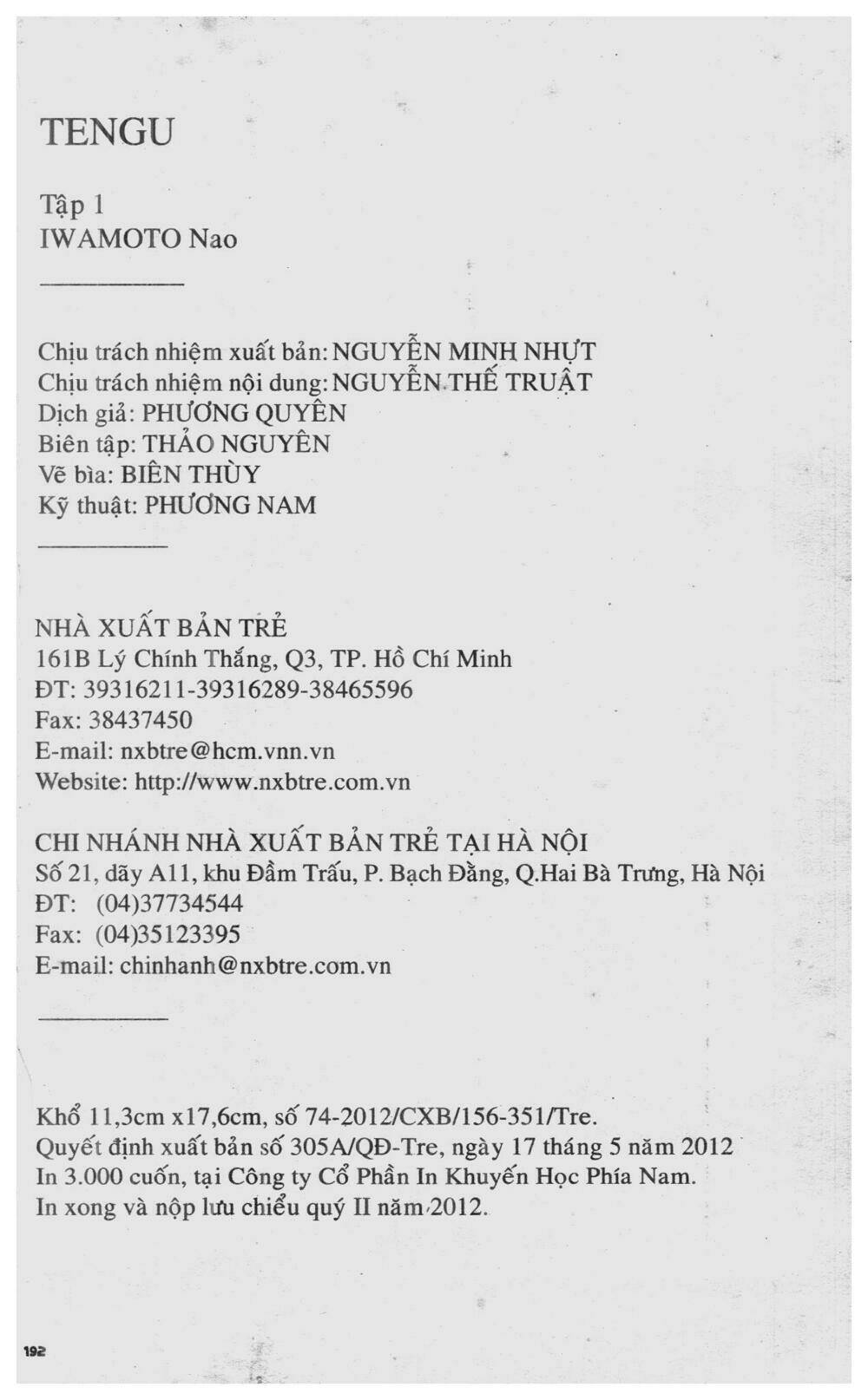 đứa con của tengu chapter 1 192