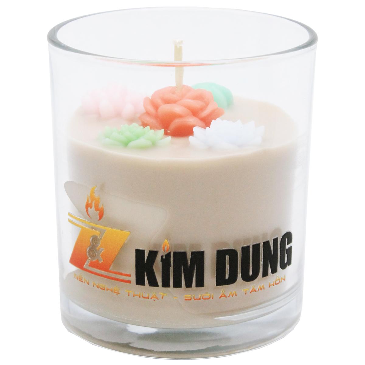 Ly Nến Thơm Hình Sen Đá 3D - Size M - H2