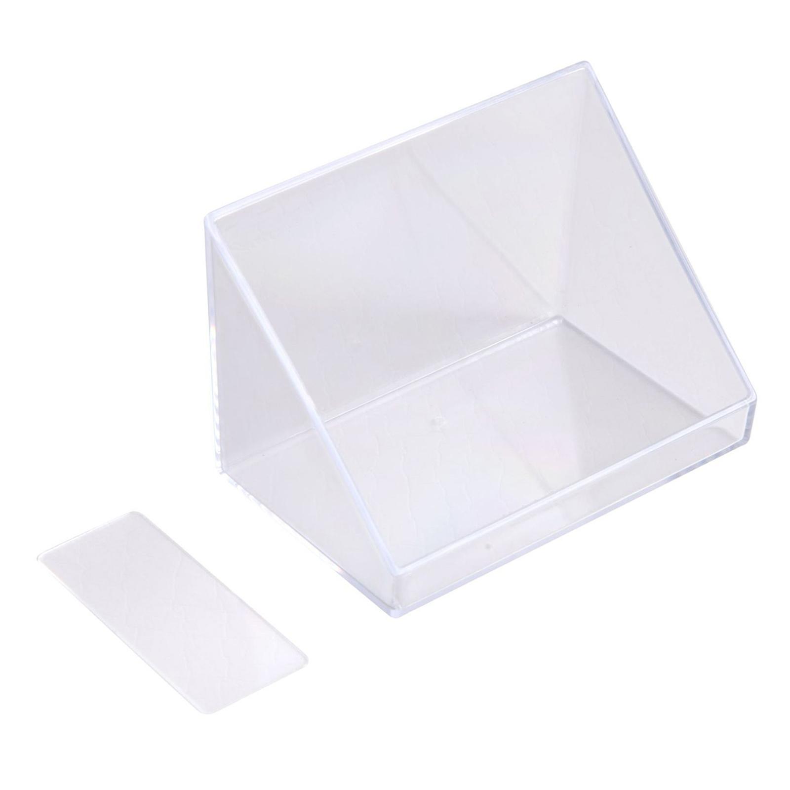 Floating Shelves Organizer Bevel Container for Lip Glaze Lipstick Office