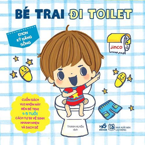 Sách - Ehon kỹ năng sống Bé trai đi toilet - Nhã nam