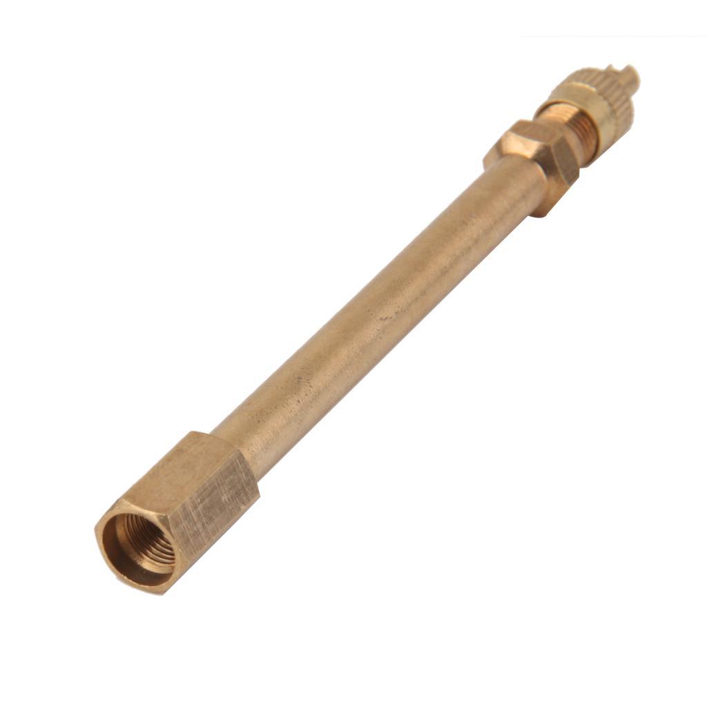 2pcs Copper Truck Car Wheel Tire Tyre Valve Stem Extension Extender Rod 100mm