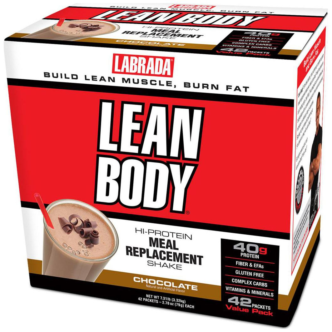 Dinh Dưỡng Thay thế bữa ăn Labrada LeanBody Thùng 80 gói/thùng