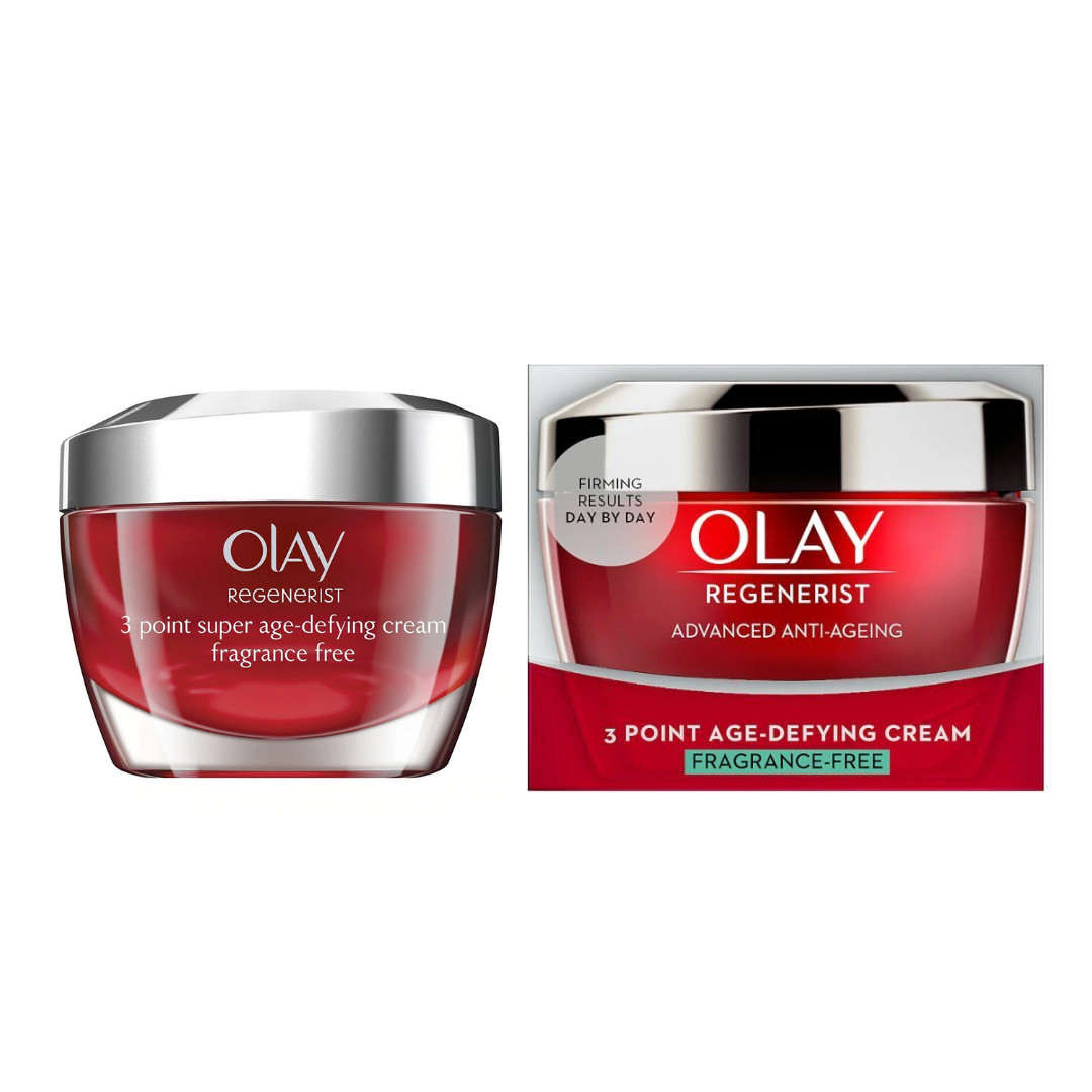 Kem dưỡng không hương liệu Olay Regenerist Advanced Anti Ageing 3 Point Age Defying Cream Fragrance Free Moisturiser - 50ml 