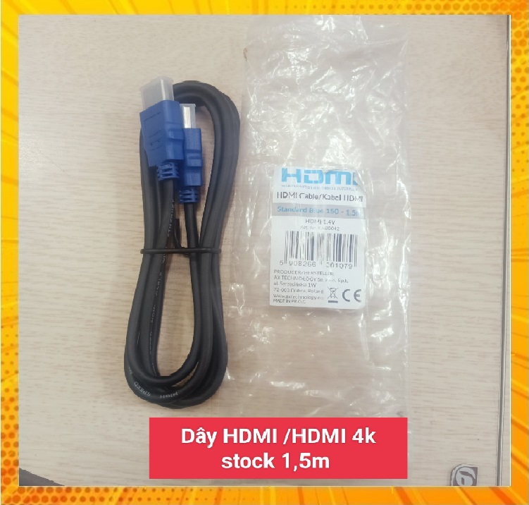 Dây HDMI/HDMI 1,5 m  4K LK84