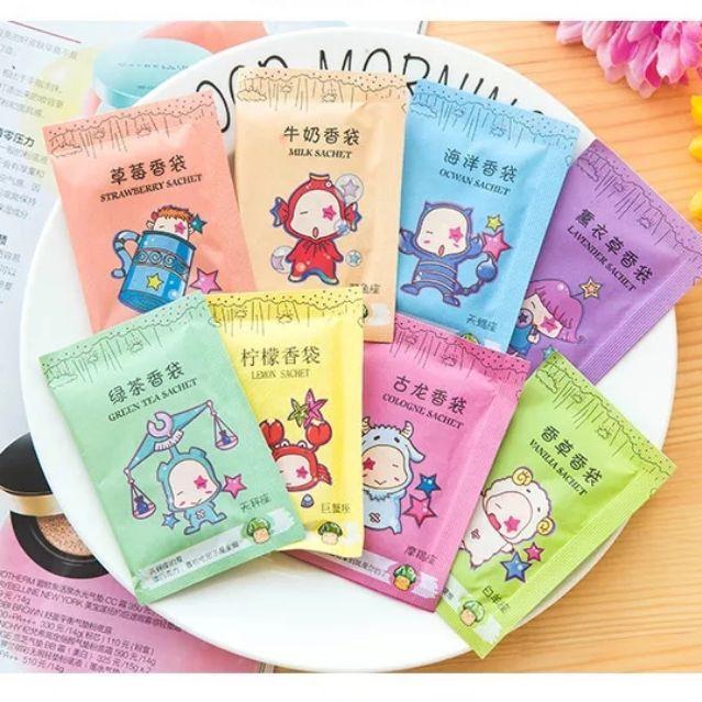 Túi thơm cho quần, áo, giày dép, khử mùi - 12 cung hoàng đạo