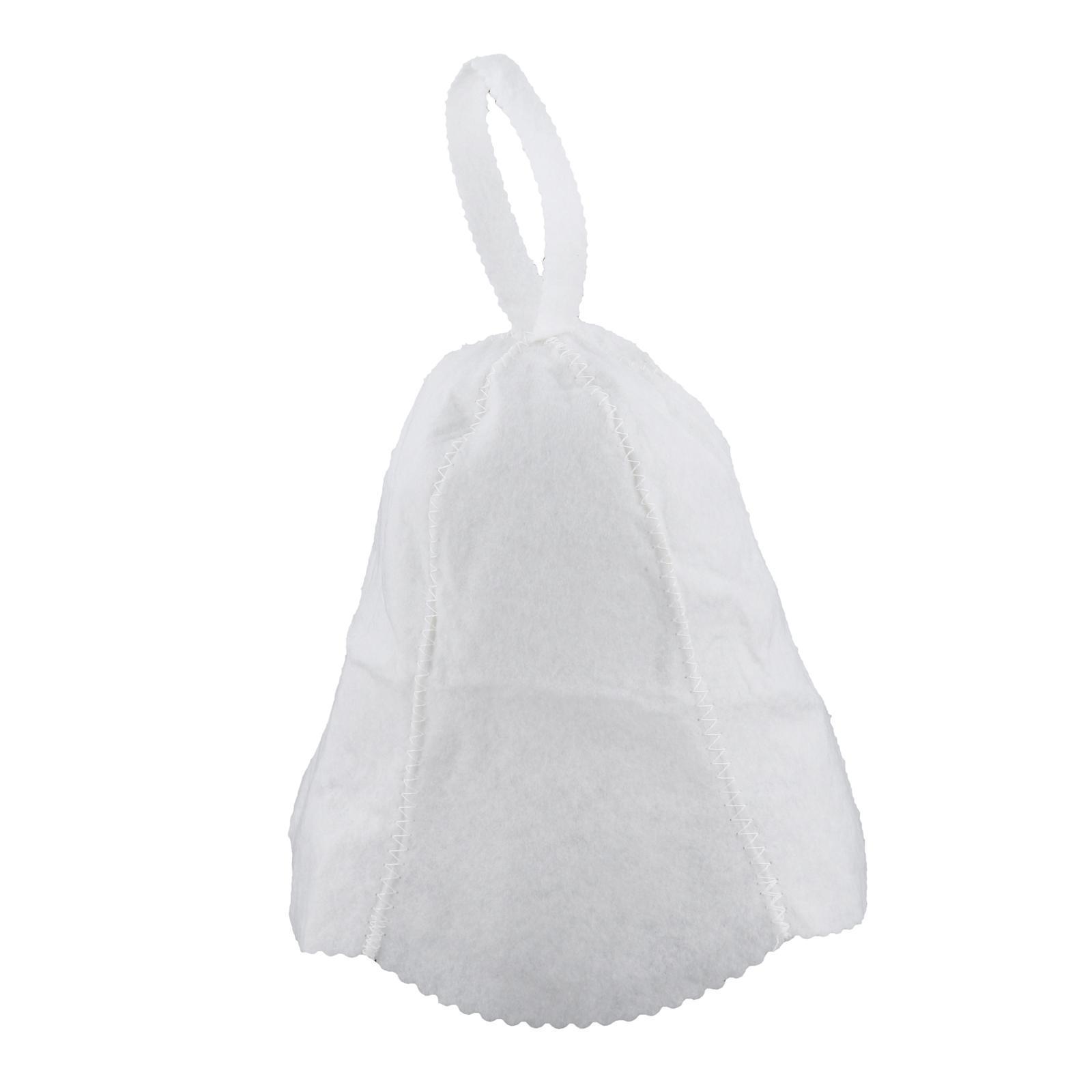 2x Handmade Shepherd Style Wool Felt Bath Hat for Sauna Bath Russian Banya