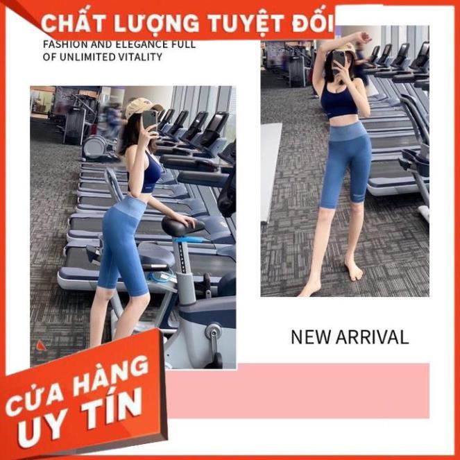 Quần tập ngố cao cấp Gym nữ cạp lưng cao, co giãn 4 chiều,dùng tập Yoga, Gym, Zumba, Aerobic Just KK