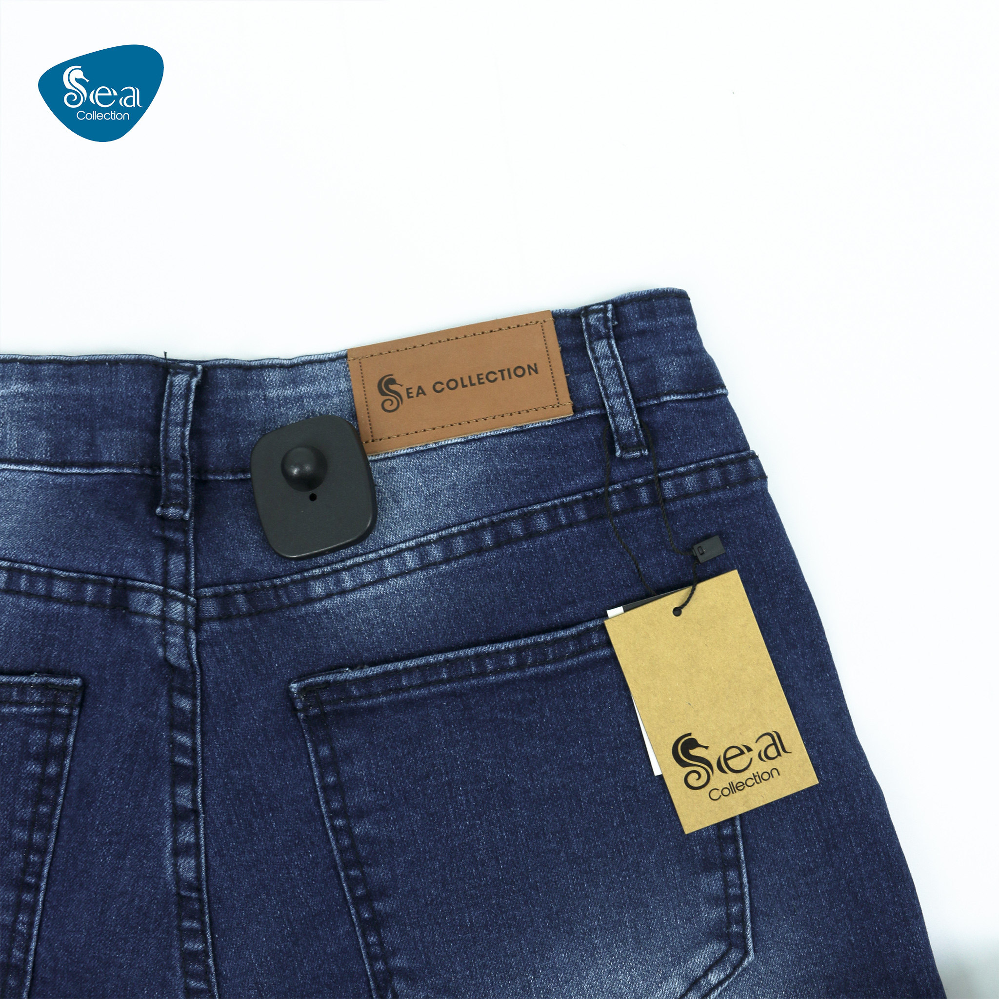 Quần short jean nam Sea Collection 6661 màu xanh