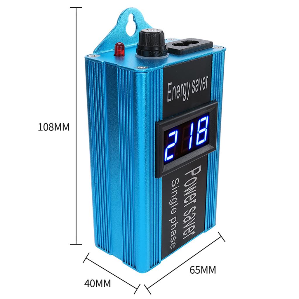 100KW Power Saver Energy Saving Devices Digital LCD Display Energy Savers Power Saving Box Use Safety Stabilize Voltage Protect Devices