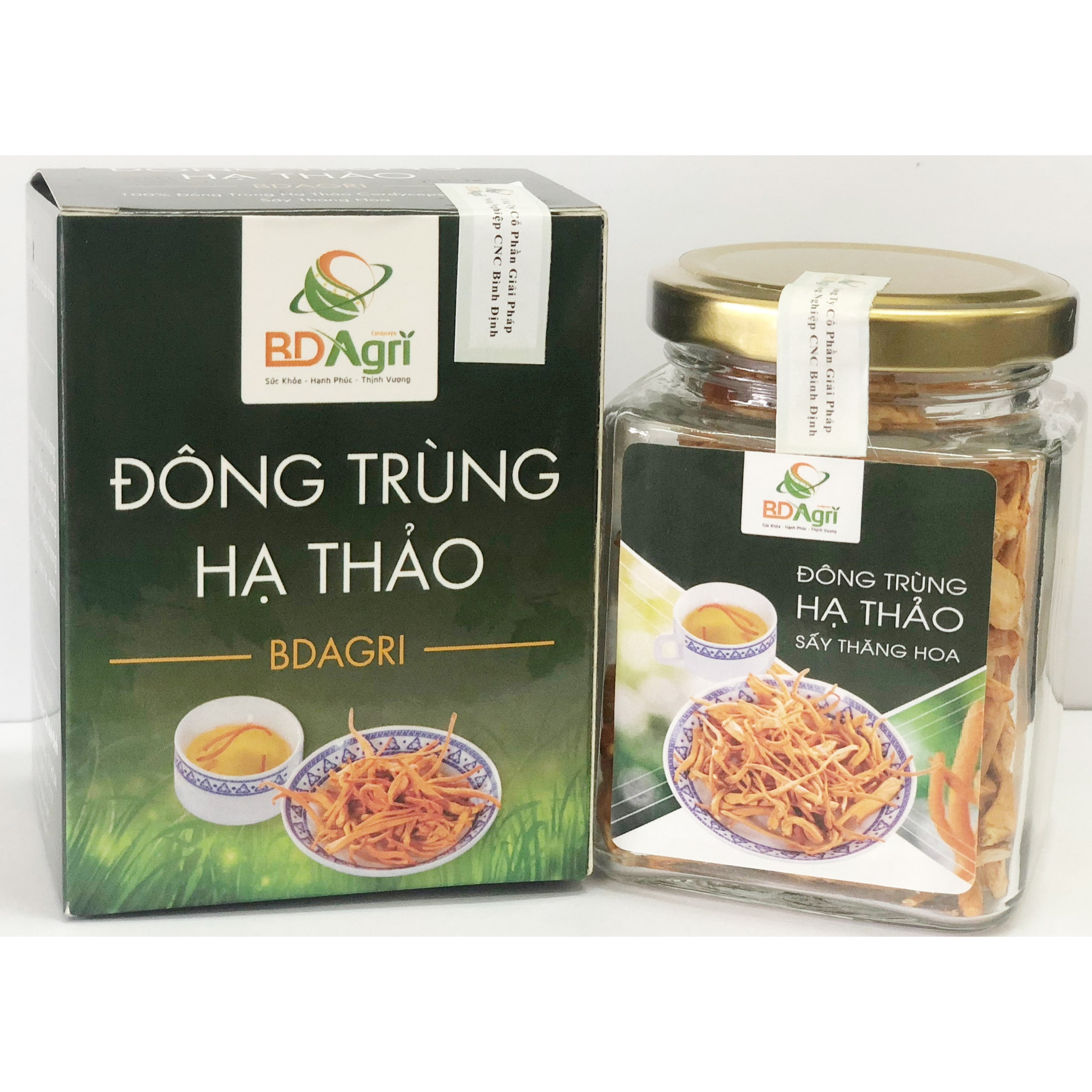 [ HỘP 20G LOẠI I] ĐÔNG TRÙNG HẠ THẢO SẤY THĂNG HOA BDAGRI GIỮ NGUYÊN 100% HOẠT CHẤT QUÝ