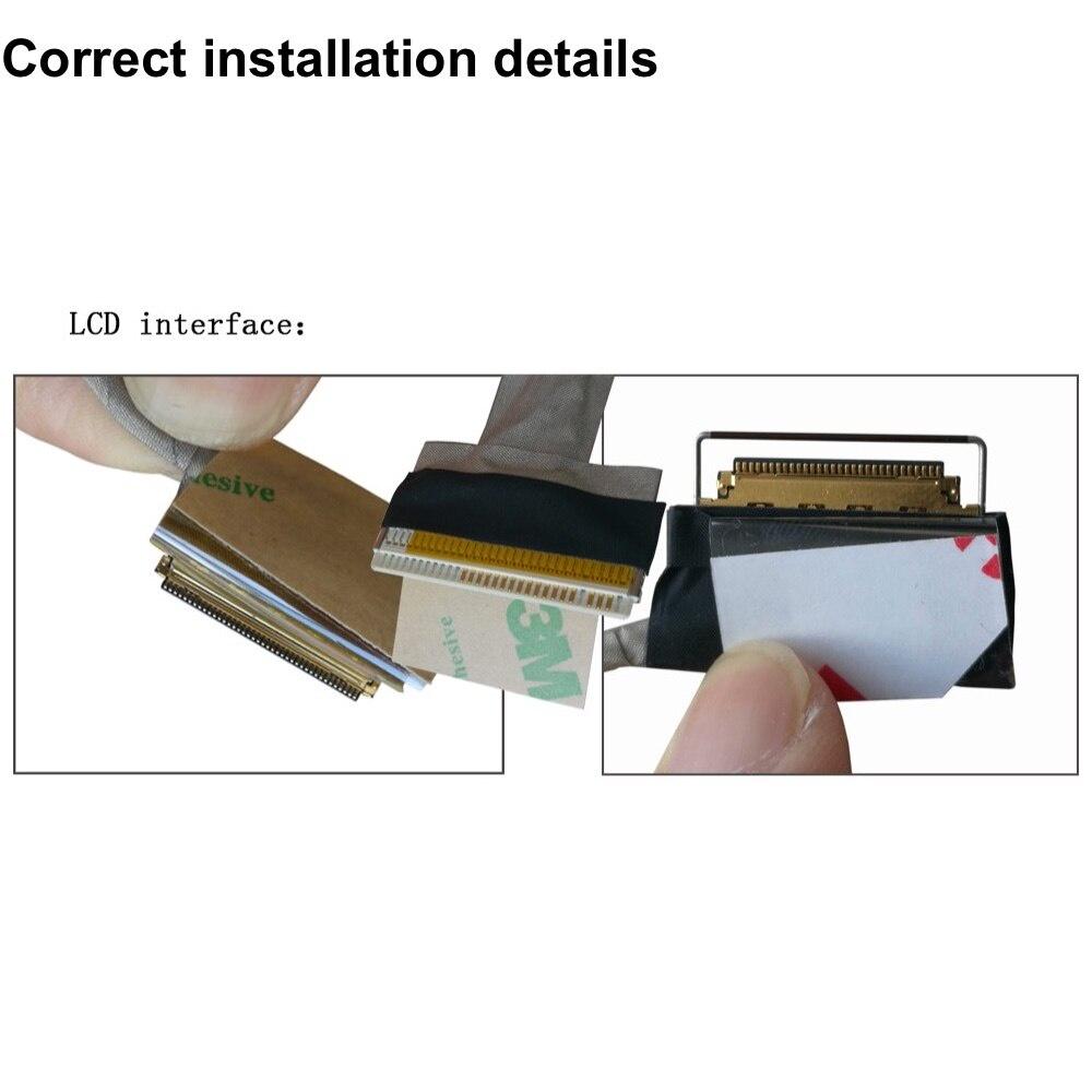 LCD LED Video Flex Cable For HP 4741 4741G 4551G D640 Display Screen Cable P/N:50.4GW01.011