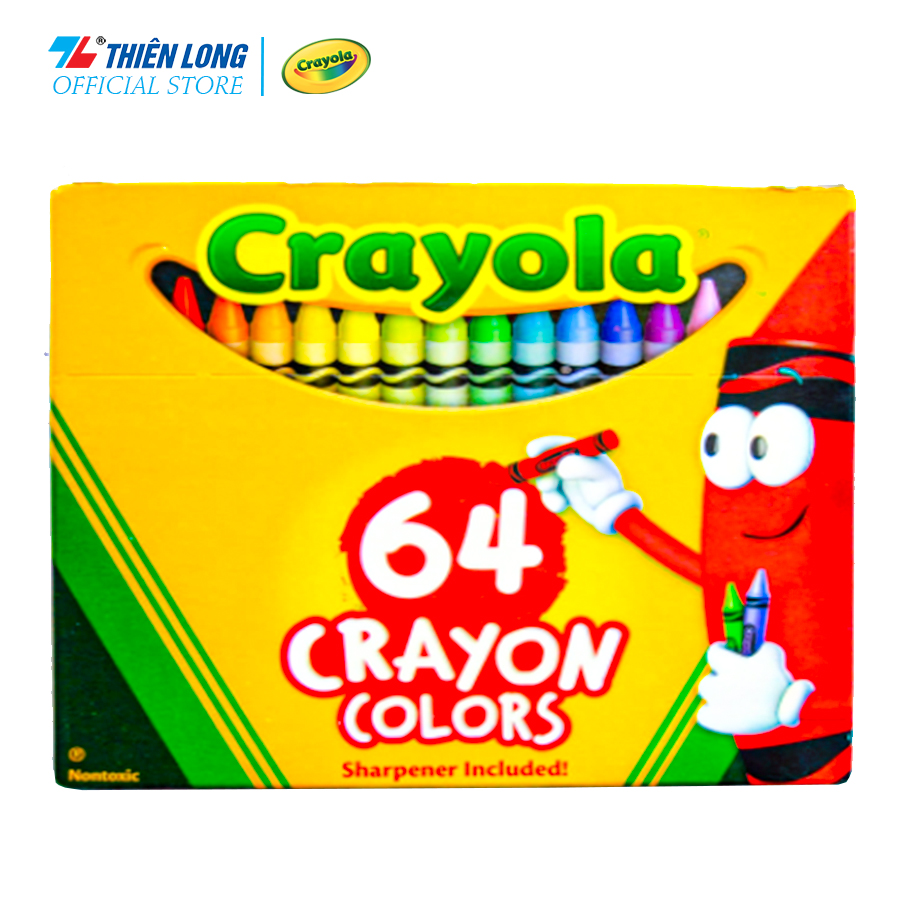 Bộ 64 sáp màu Crayola CRAYON 64 COLORS