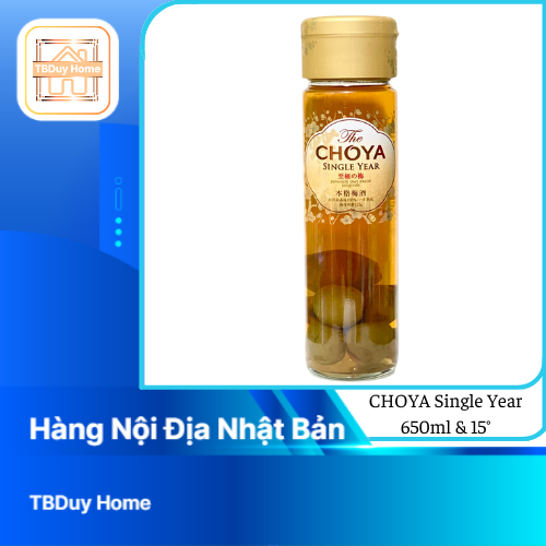 Rượu mơ Choya The Single Year 650ml Nhật Bản