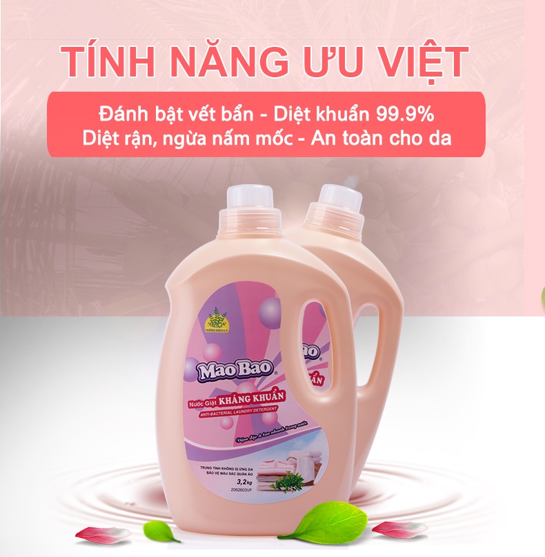 Nước Giặt Kháng Khuẩn Mao Bao 2000g