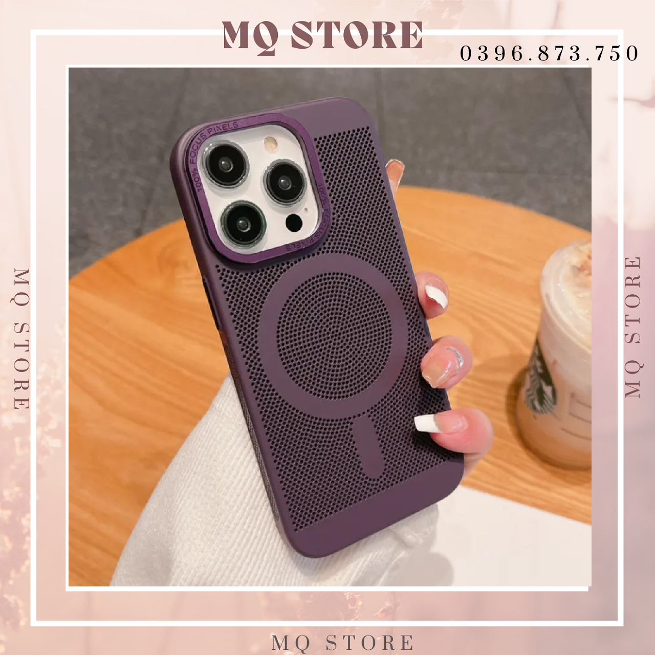 Ốp lưng Likgus lưới tản nhiệt, sạc từ tính dành cho iPhone 14 Pro Max/ 14 Pro/ 13 Pro Max/ 12 Pro Max chống nóng