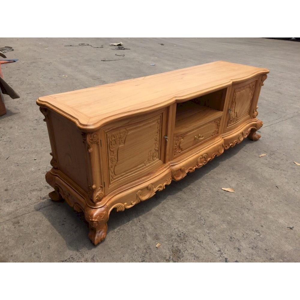 KỆ TIVI GỖ GÕ ĐỎ 1M80, TỦ TIVI BẰNG GỖ , KỆ TỦ PHÒNG KHÁCH TIVI