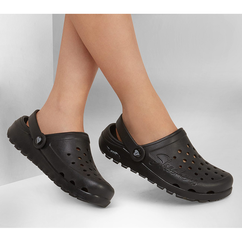 Skechers Nữ Dép Bít Mũi Arch Fit Footsteps - 111371-BBK